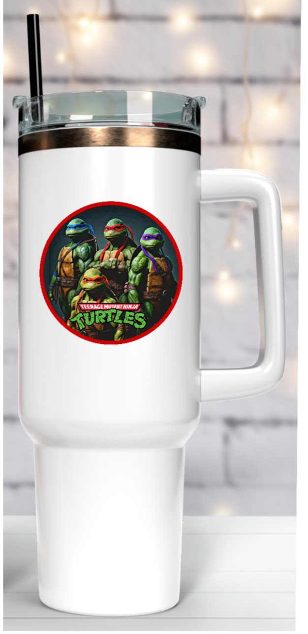 Teenage MN Turtles "Red" – 4" Handmade Vinyl Decal Vehicle Decor Cooler Laptop