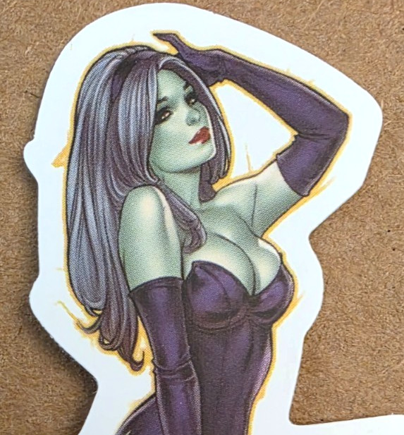 Halloween Sticker Girl Witch Vampire Ghost Pumpkins Gothic Art Comic Anime Manga
