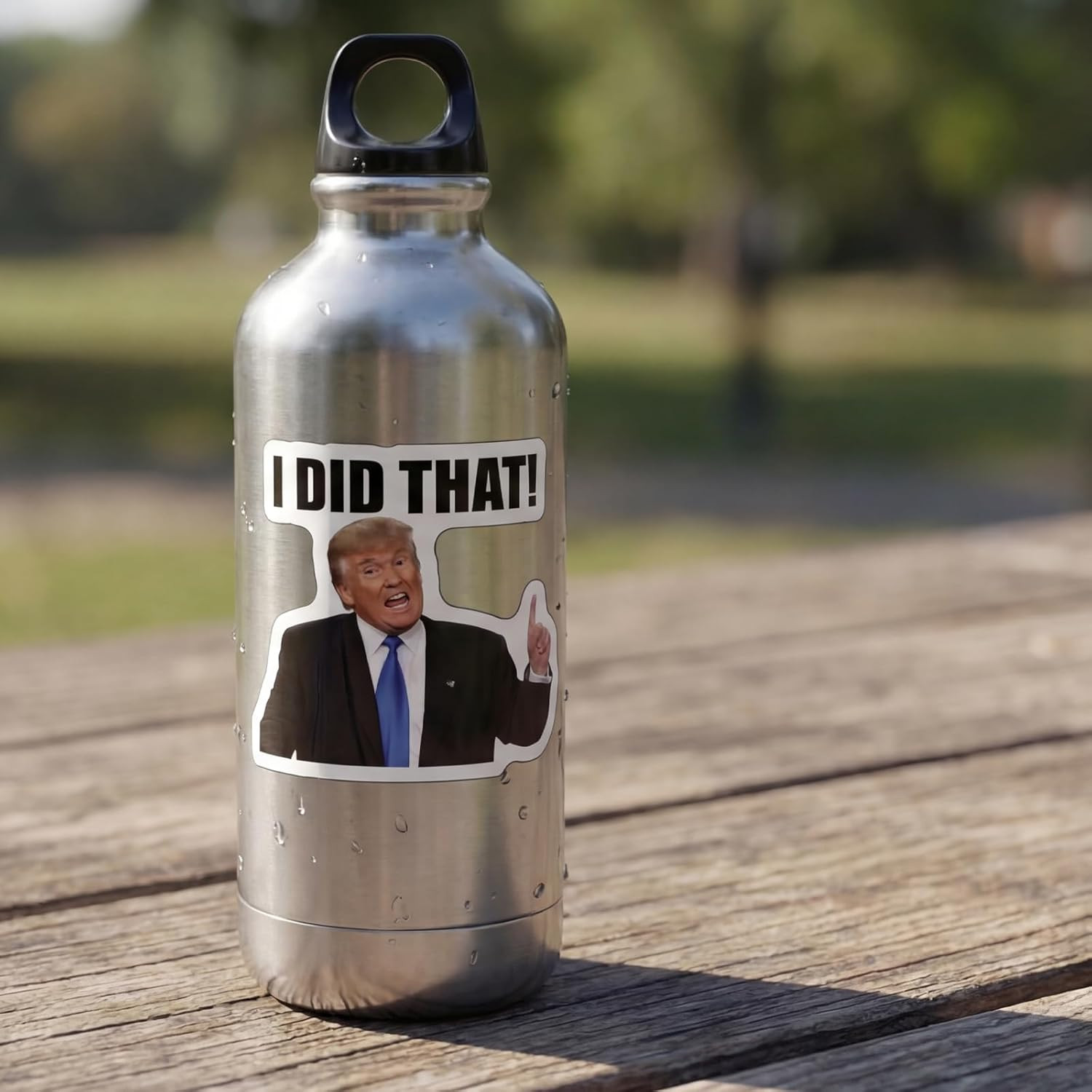 I Did That Trump Sticker 100Pcs, 2 X 1.8 Inch Gas Pump Decals, Waterproof & Weat
