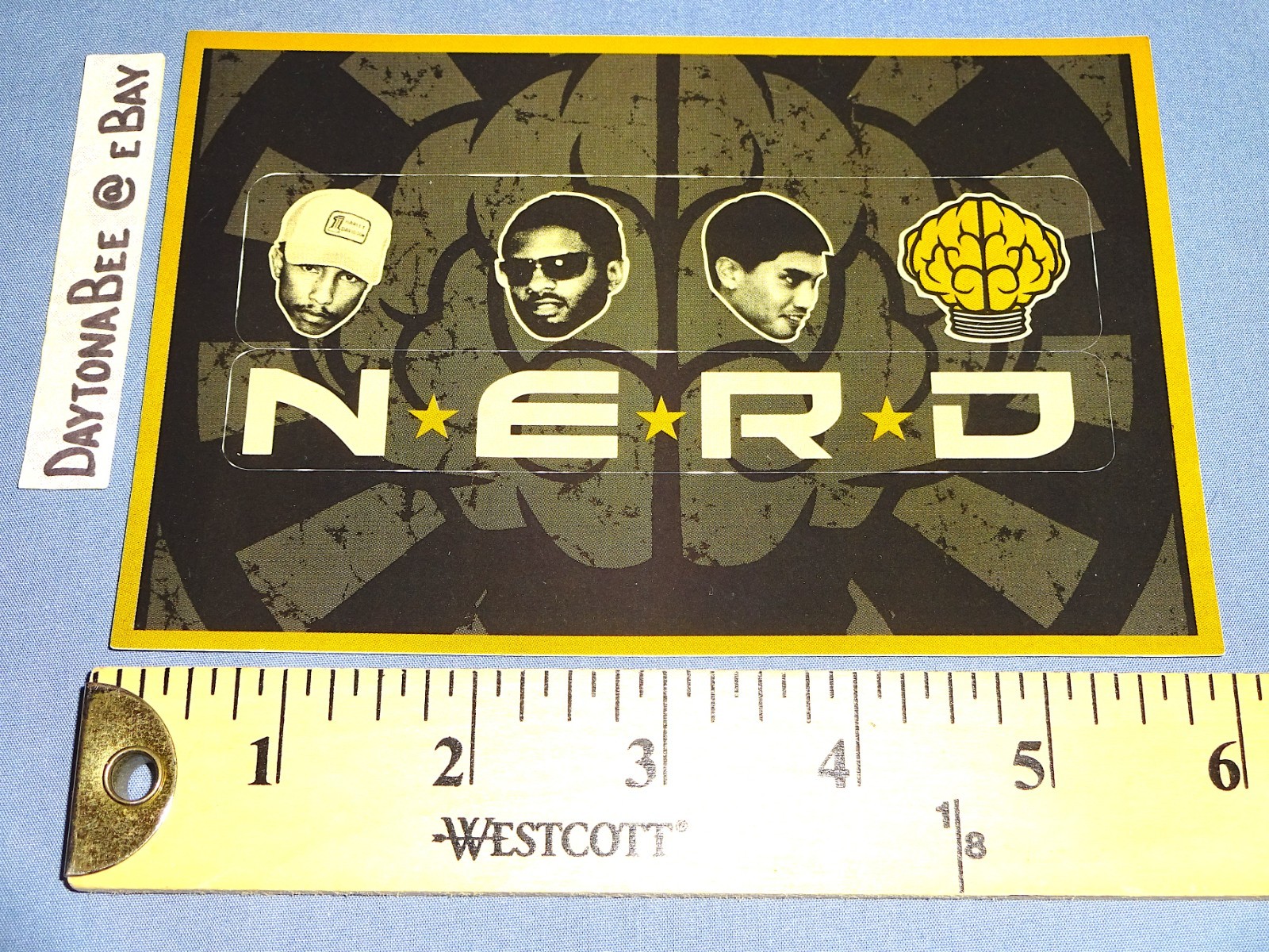 N*E*R*D In Search Of 2001 Sticker Postcard The Neptunes Provider Lapdance Brain