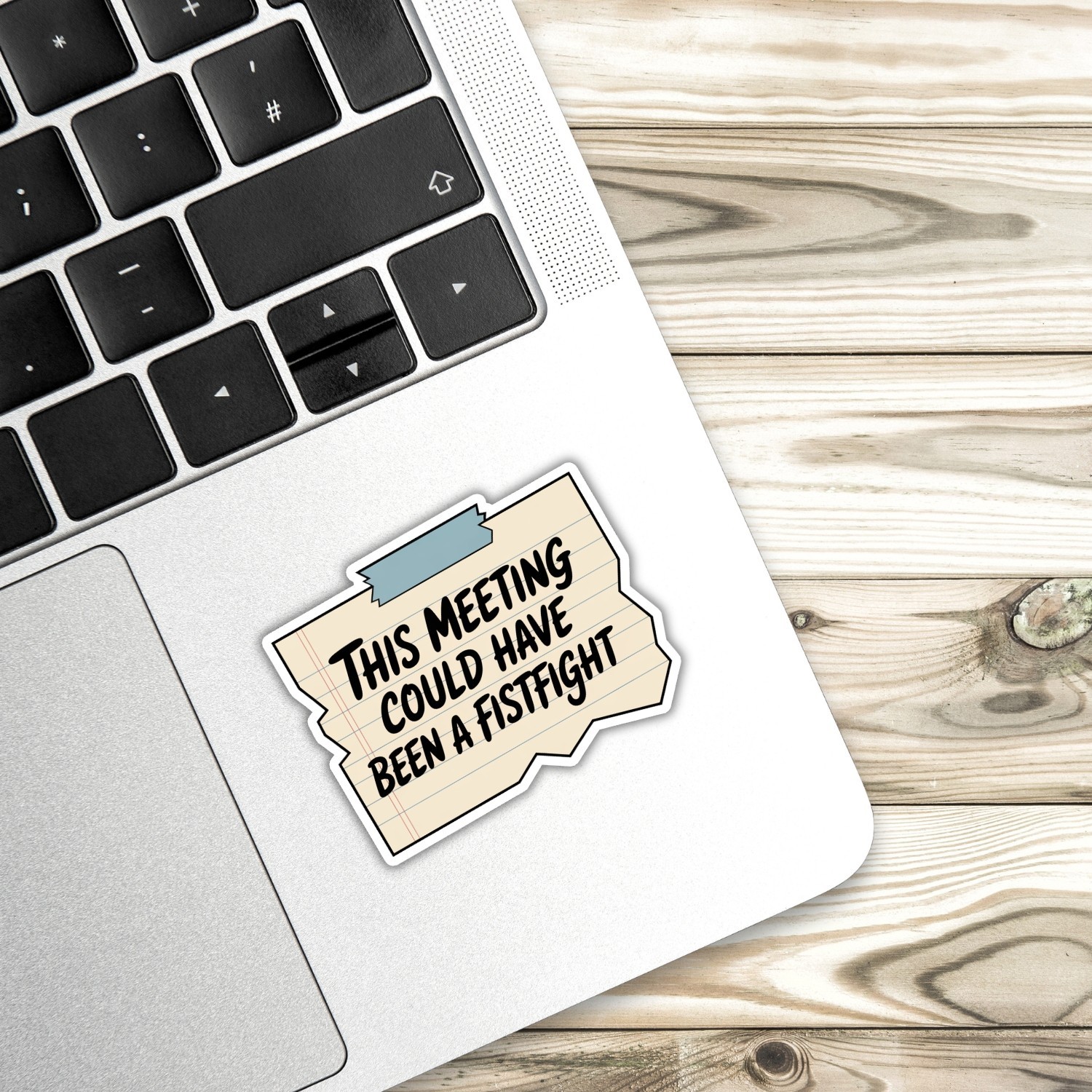 4PCS This Meeting Could Have Been a Fistfight Stickers – Funny Office Decal