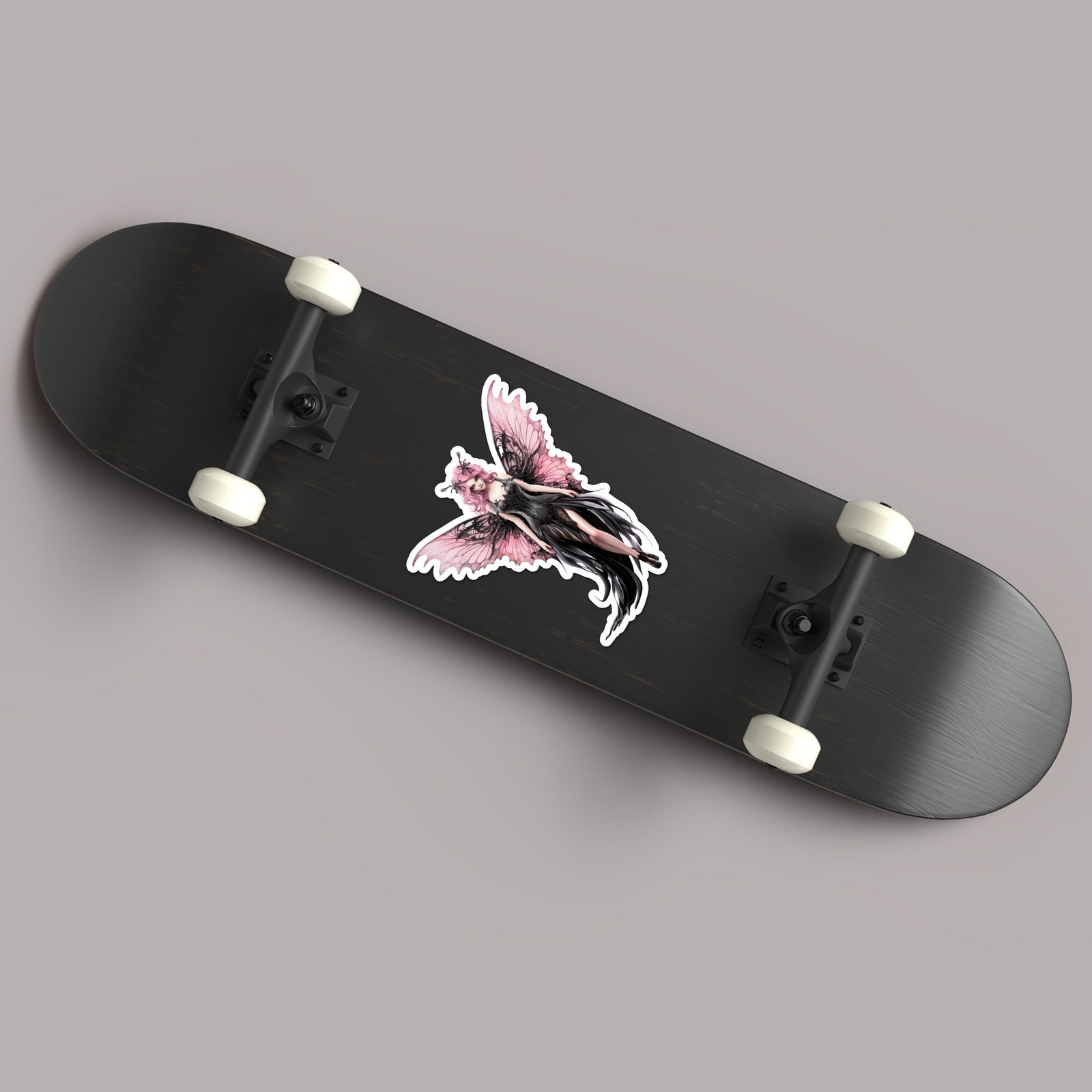 Pink Black Fairy – Vinyl Decal Sticker – Car Window Laptop – ebn12089
