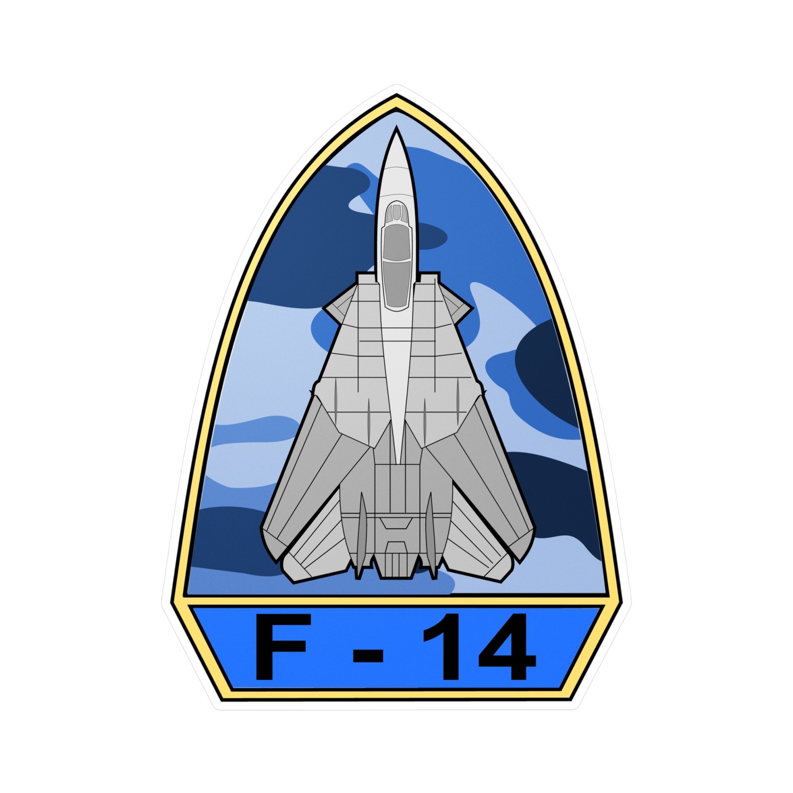Air Force Grumman F-14-Tomcat Kiss-Cut Vinyl Decals Sticker