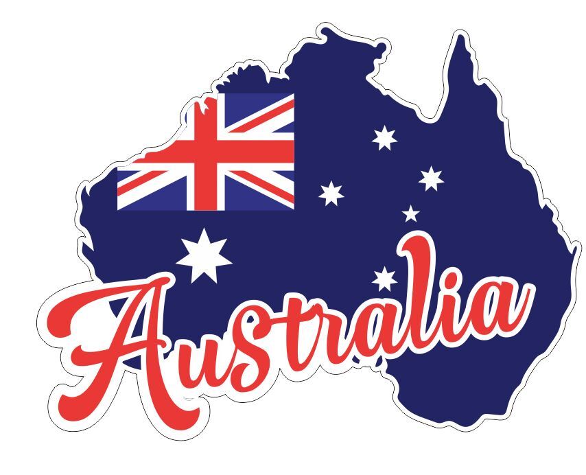 Australia Sticker Decal A500