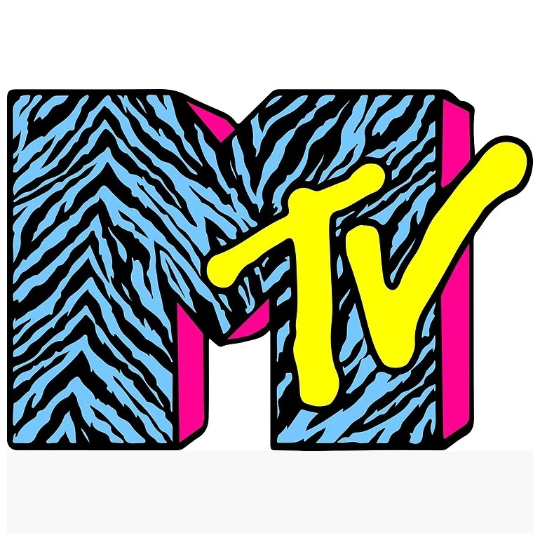 MTV Blue Zebra 2 Print Vinyl Decals