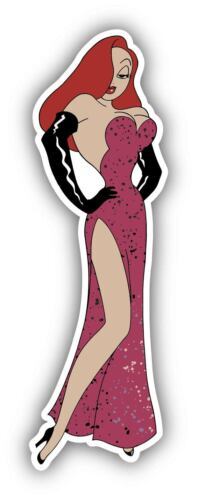 Jessica Rabbit Cartoon Sticker Laptop Car Wall Phone