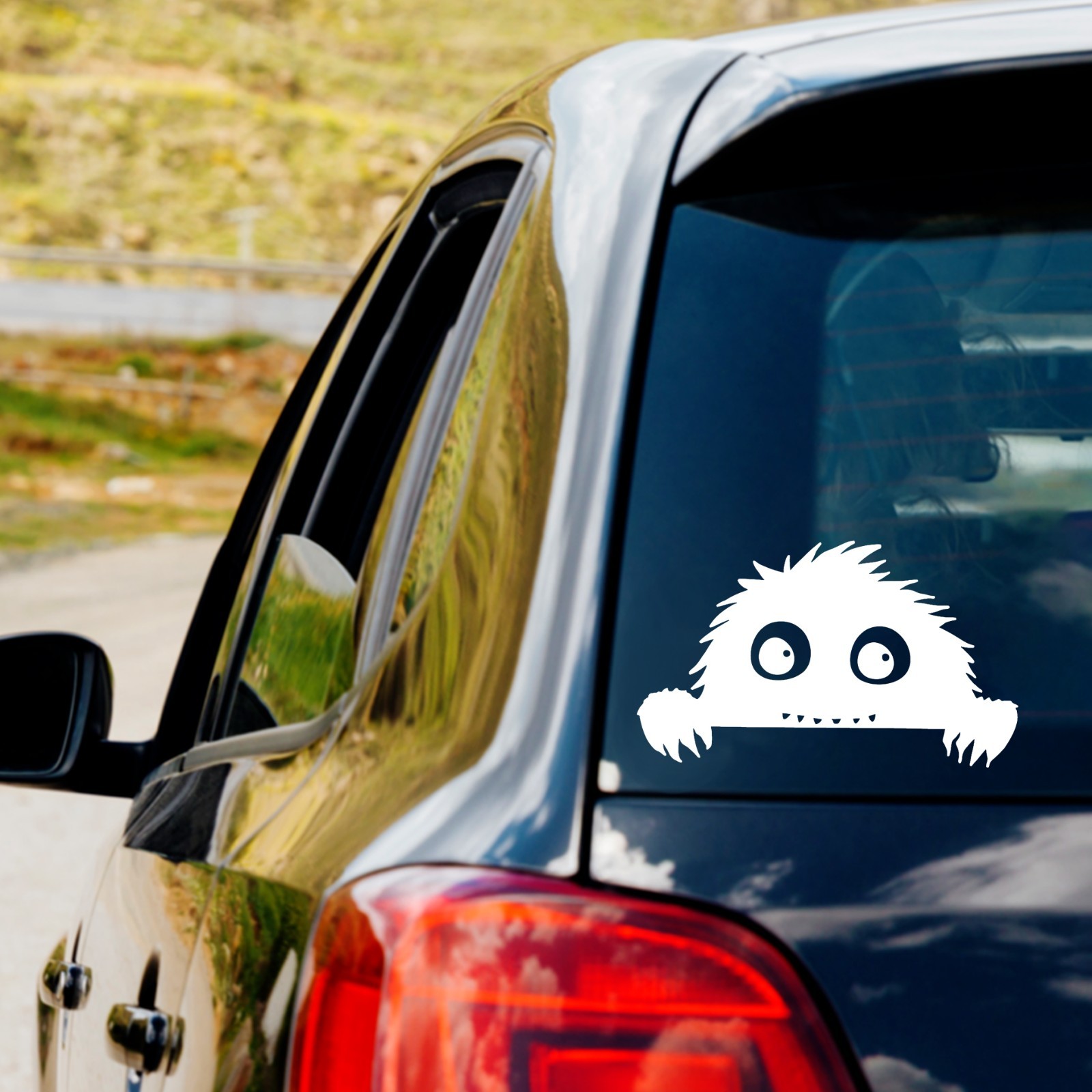 Peeking Monster Vinyl Decal Sticker Car Truck Window Laptop Water Bottle