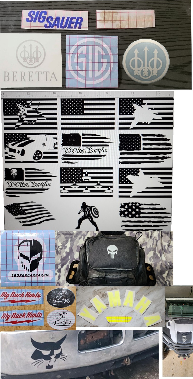 Custom/Personalized Vinyl Decals And Stickers Roughly 5in