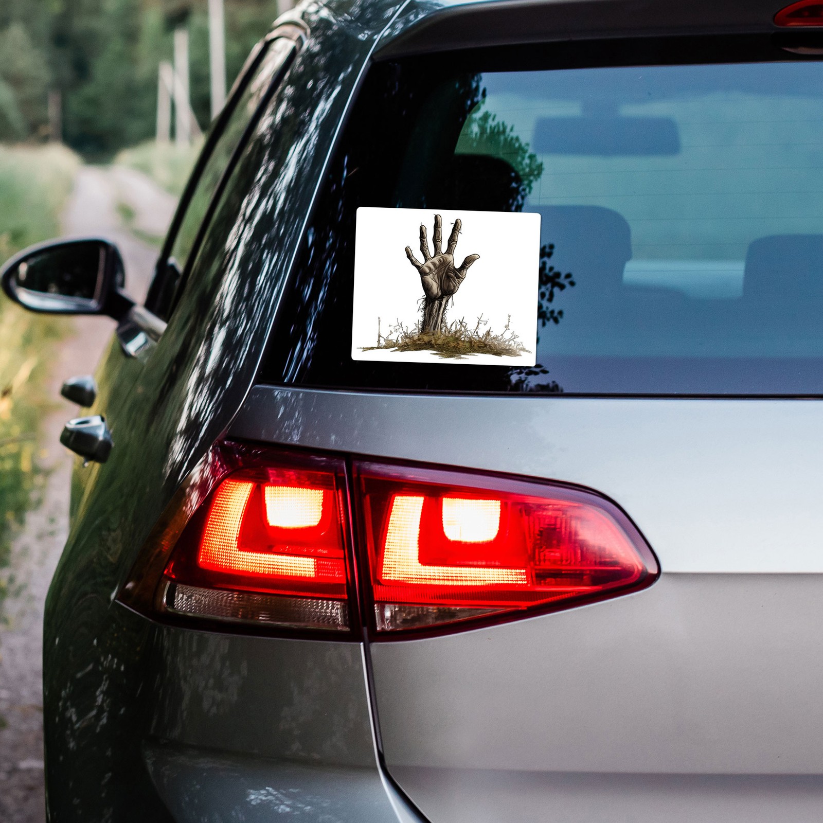 Zombie Hand Grave – Vinyl Decal Sticker – Car Window Laptop – ebn9421