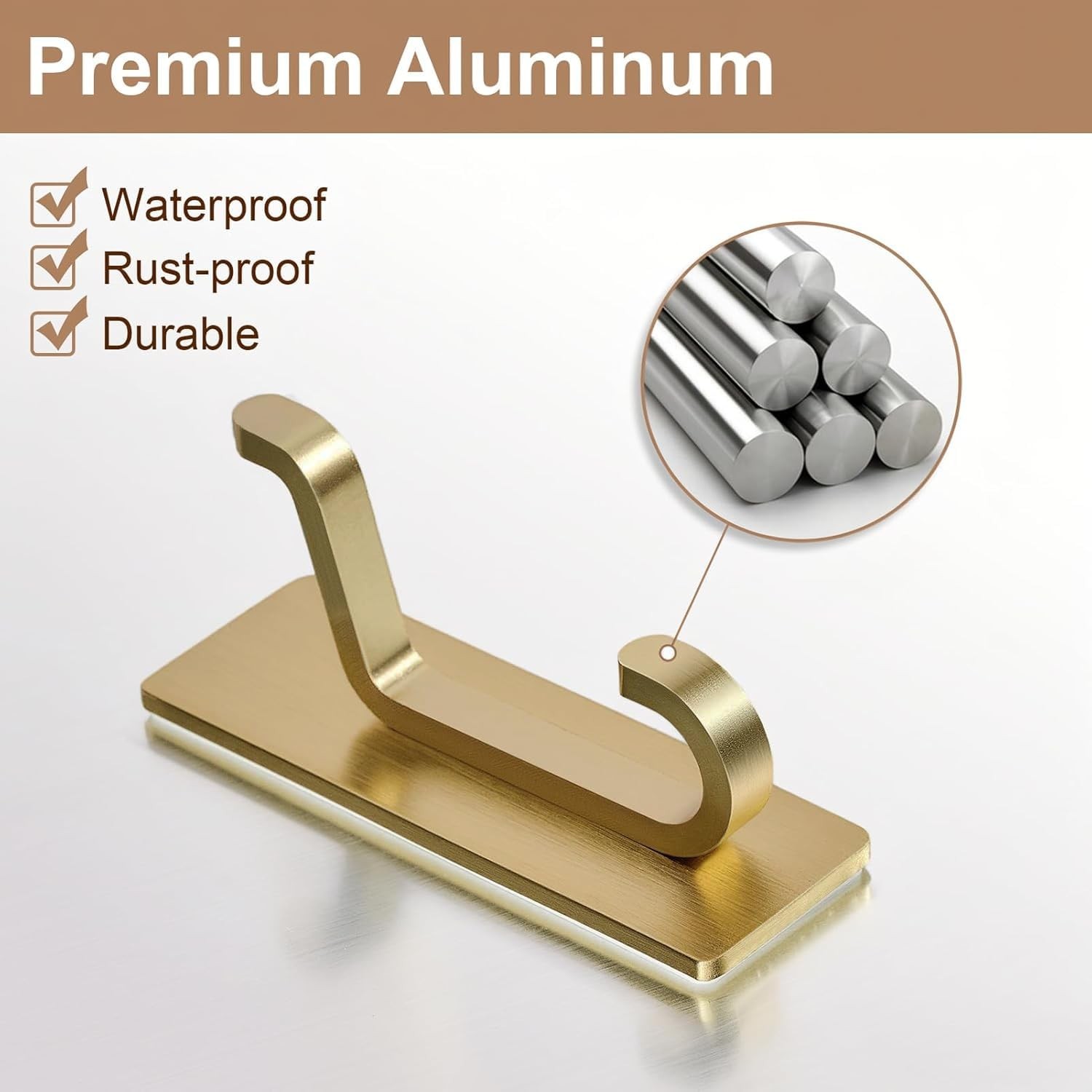 pickpiff Self Adhesive Hooks, Extra Sticky 10LB (Max), Heavy Duty Stainless, …