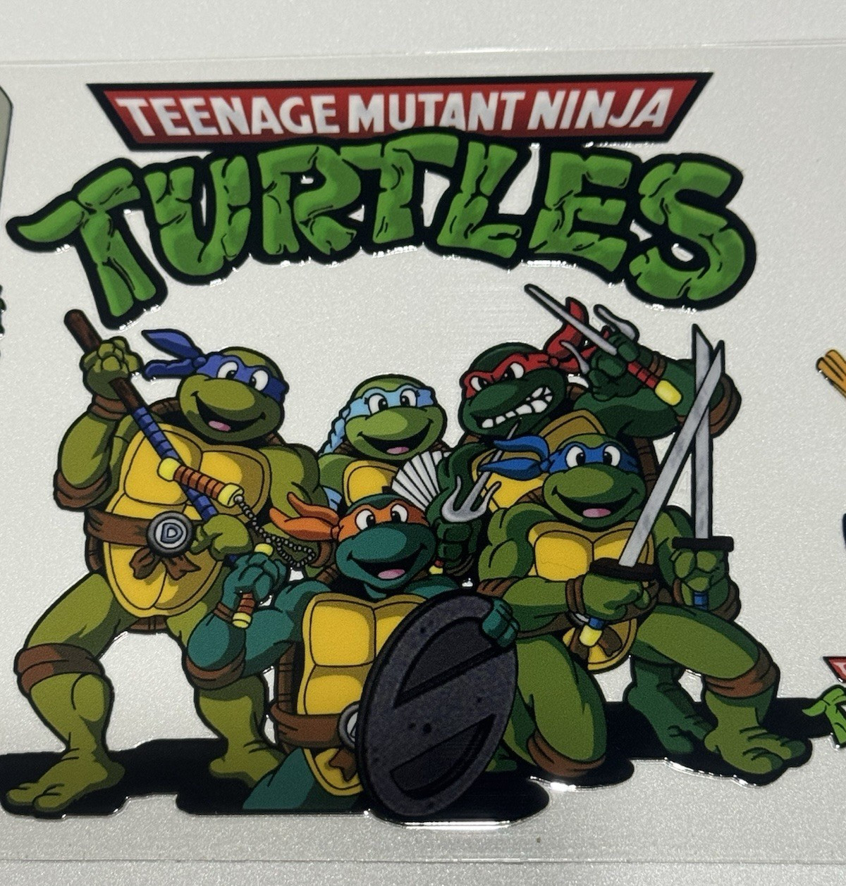 4 Cup Wraps Teenage Mutant Ninja Turtles UV DTF Assorted Set for 16 oz Cups TMNT