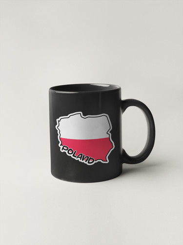 Poland Map Flag Sticker Decal