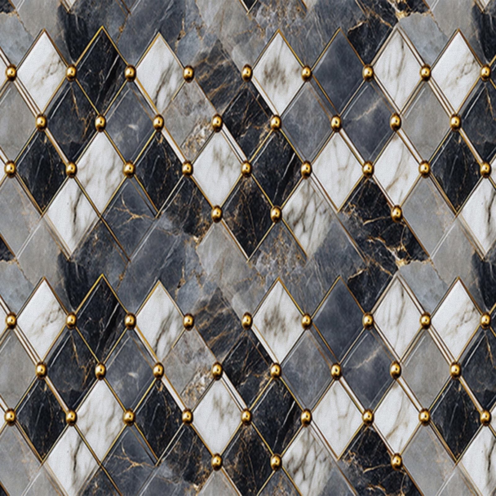HOMETITUTE Marble Wallpaper Peel and Stick Geometric Contact Paper Wall Paper…
