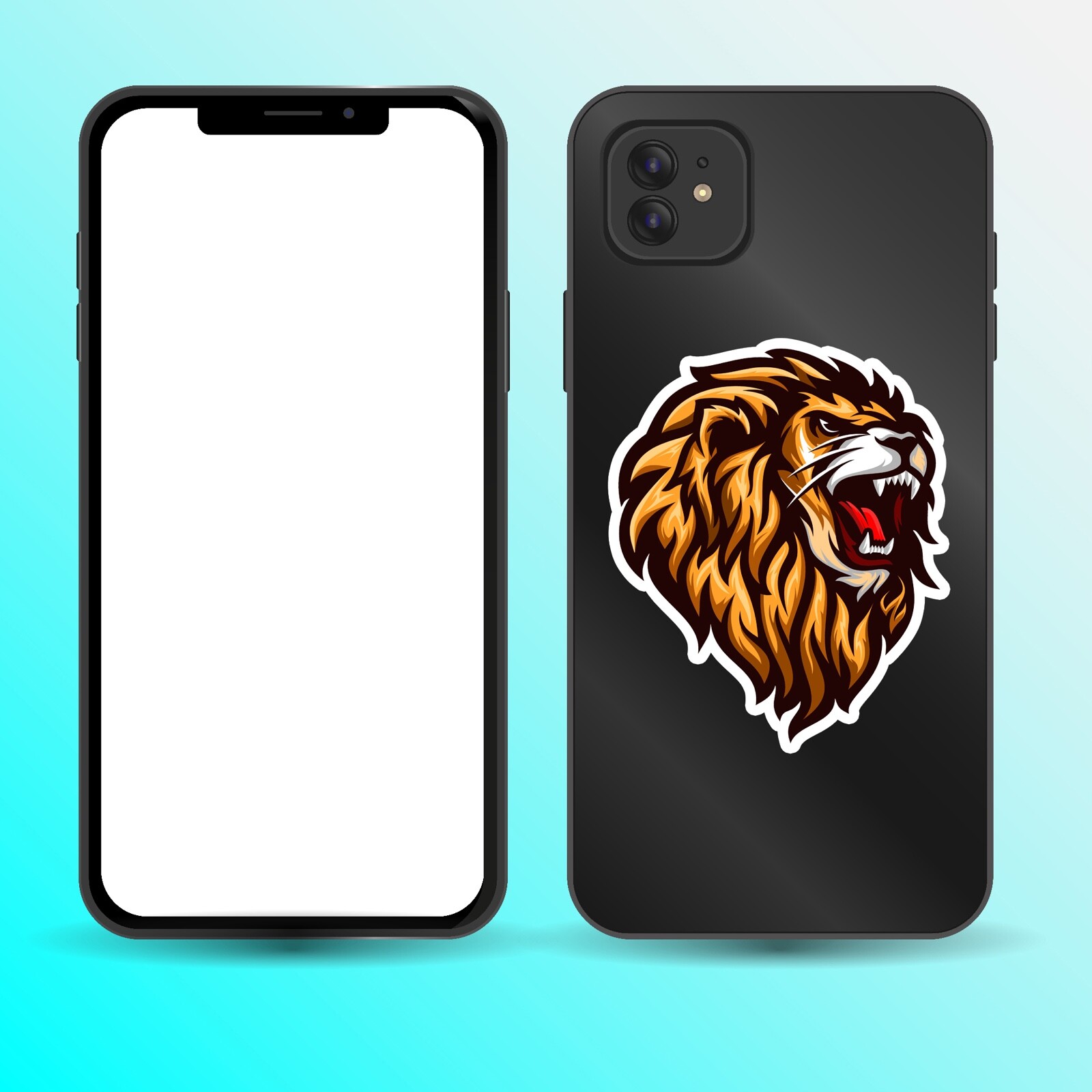 LION Sticker Decal Car SAVE THE LIONS Vinyl Wall Cecil Window Stickers