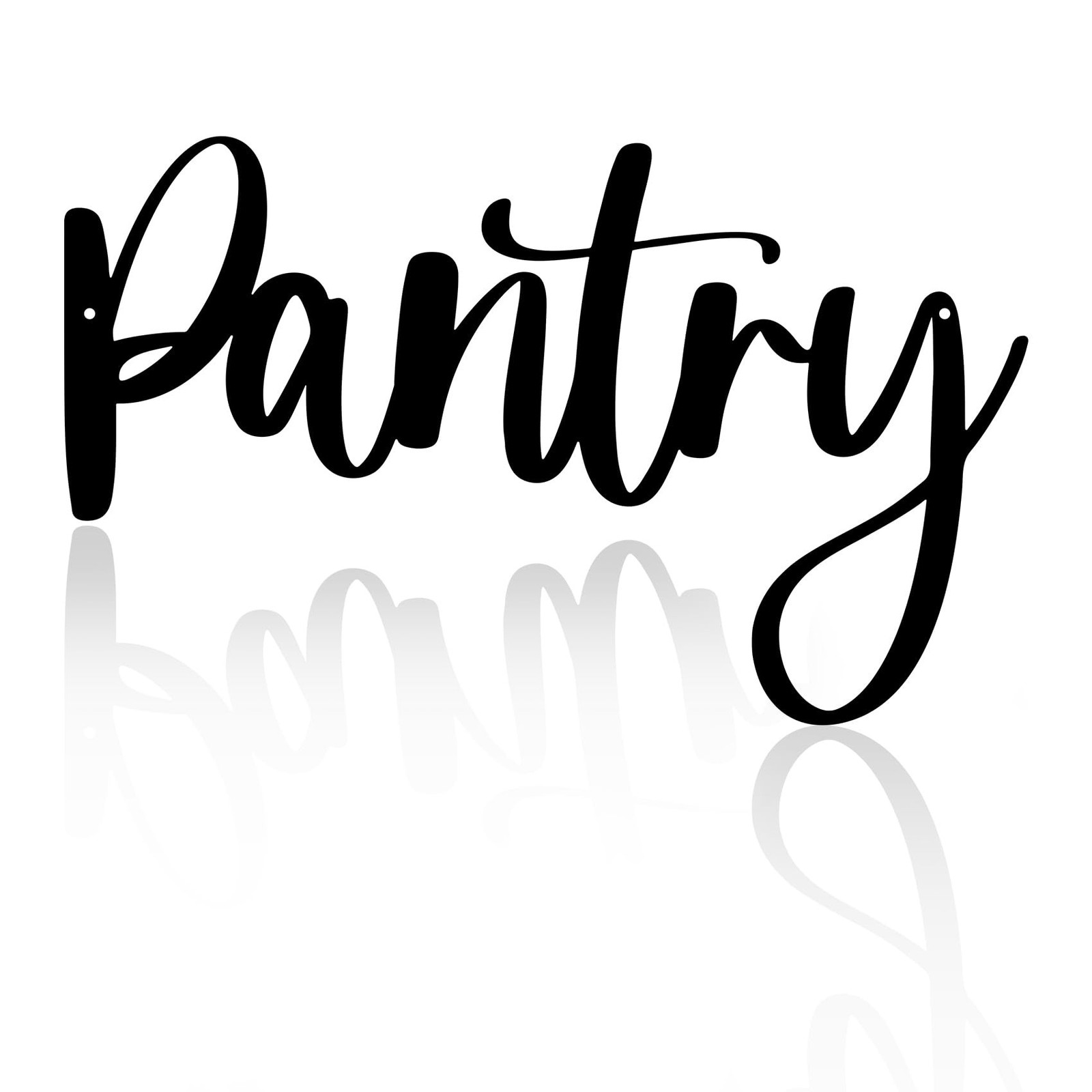 Pantry Black Metal Iron Wall Decoration Home Decor Signs for Hallway Living R…