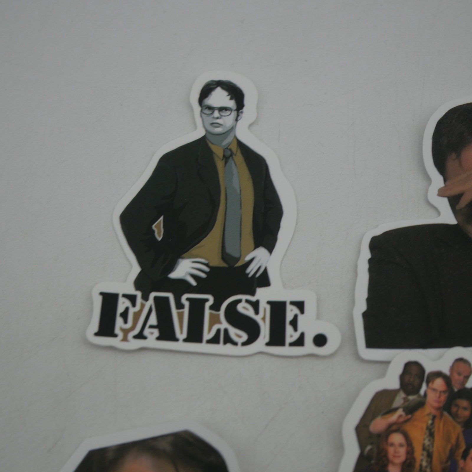 46 The Office Stickers Michael Dwight Jim Stanley Kevin Vinyl Laptop Bottle