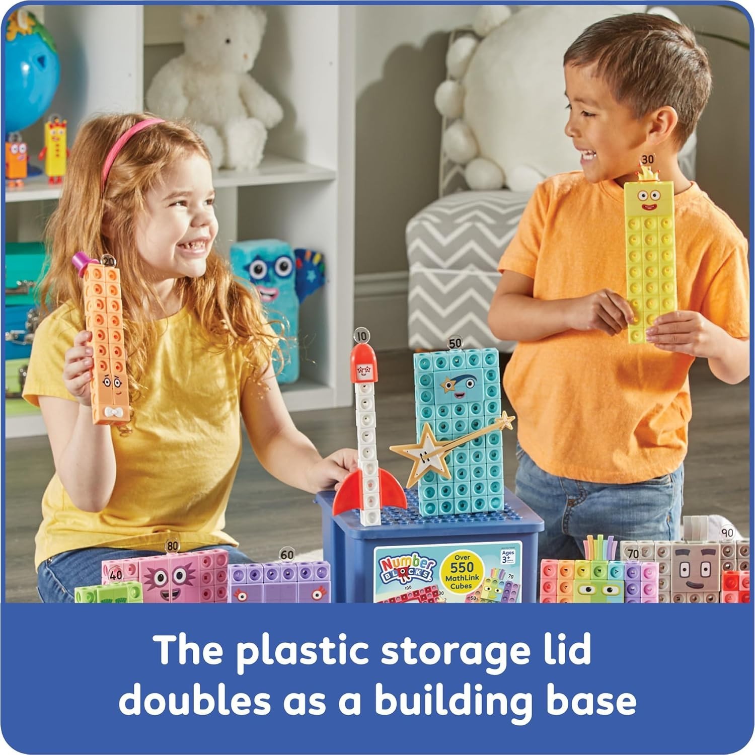 Numberblocks Mathlink Cubes Set Kids Educational Toys Preschool Learning