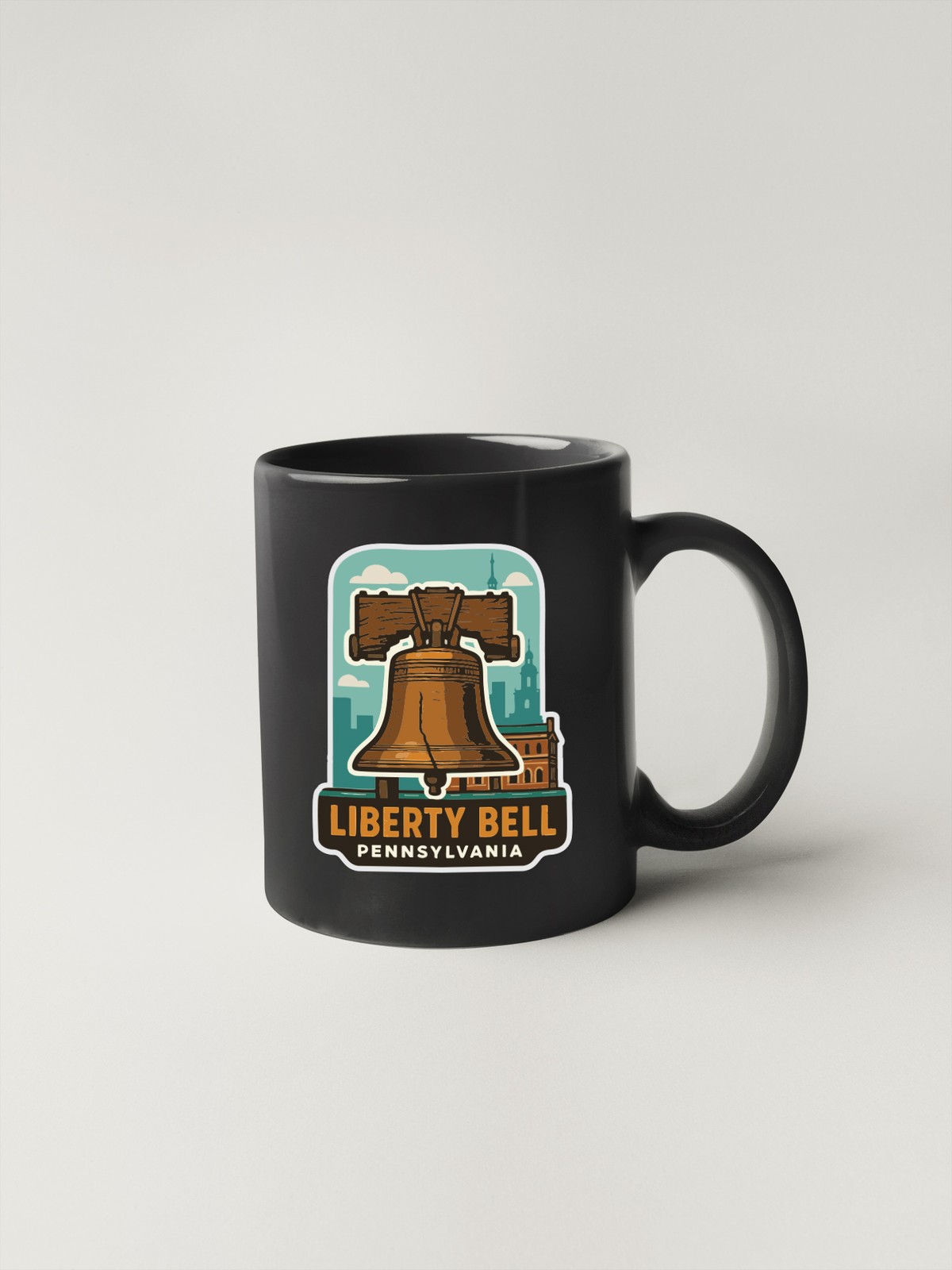 Liberty Bell Pennsylvania Sticker Decal Vinyl Die-Cut Symbolic Landmark Design