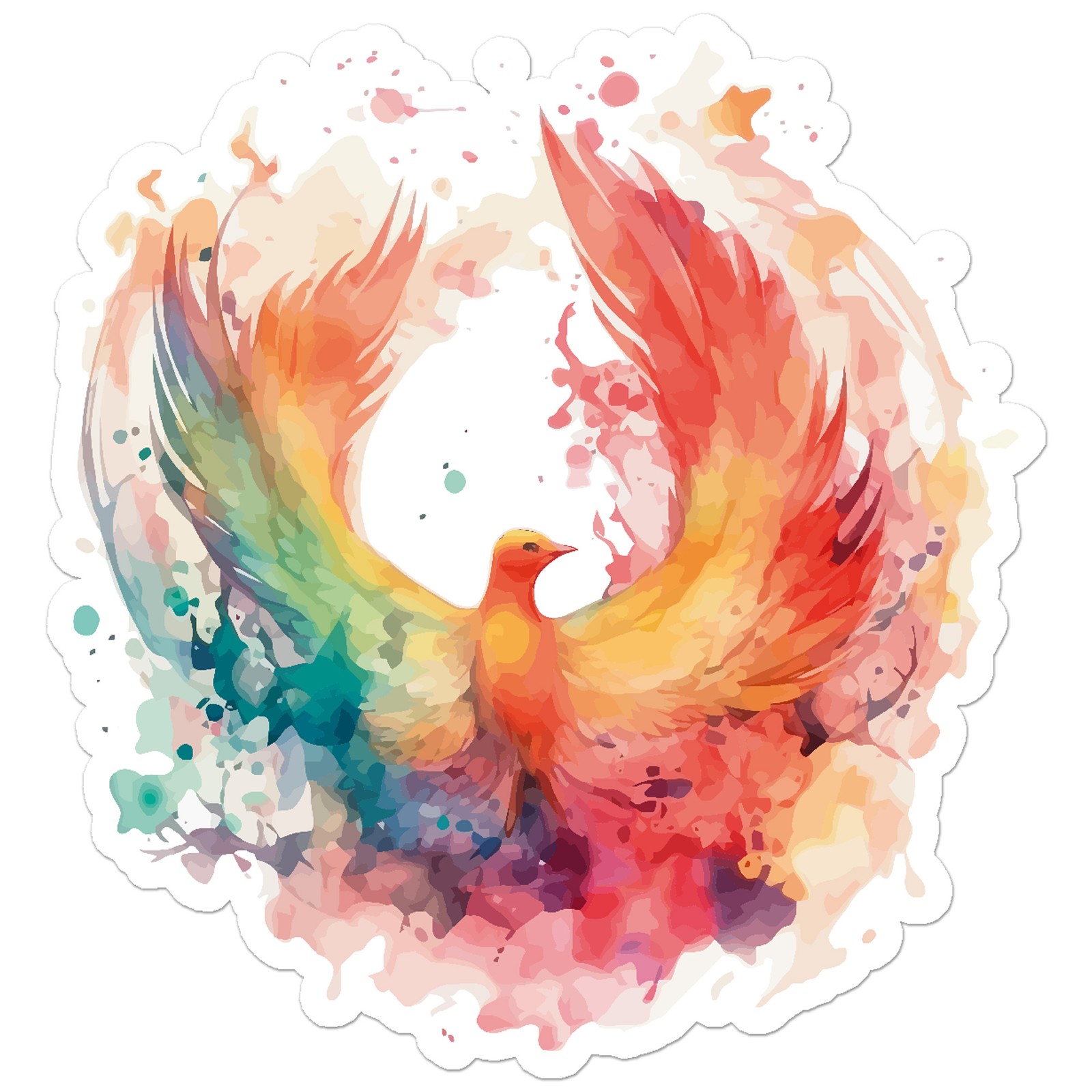 Phoenix Dove – Vinyl Decal Sticker – Car Window Laptop – ebn9332