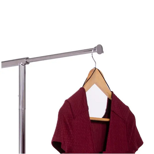 Econoco RCS/3 Collapsible Garment Rack W/ Double Round Tubing Hangrail
