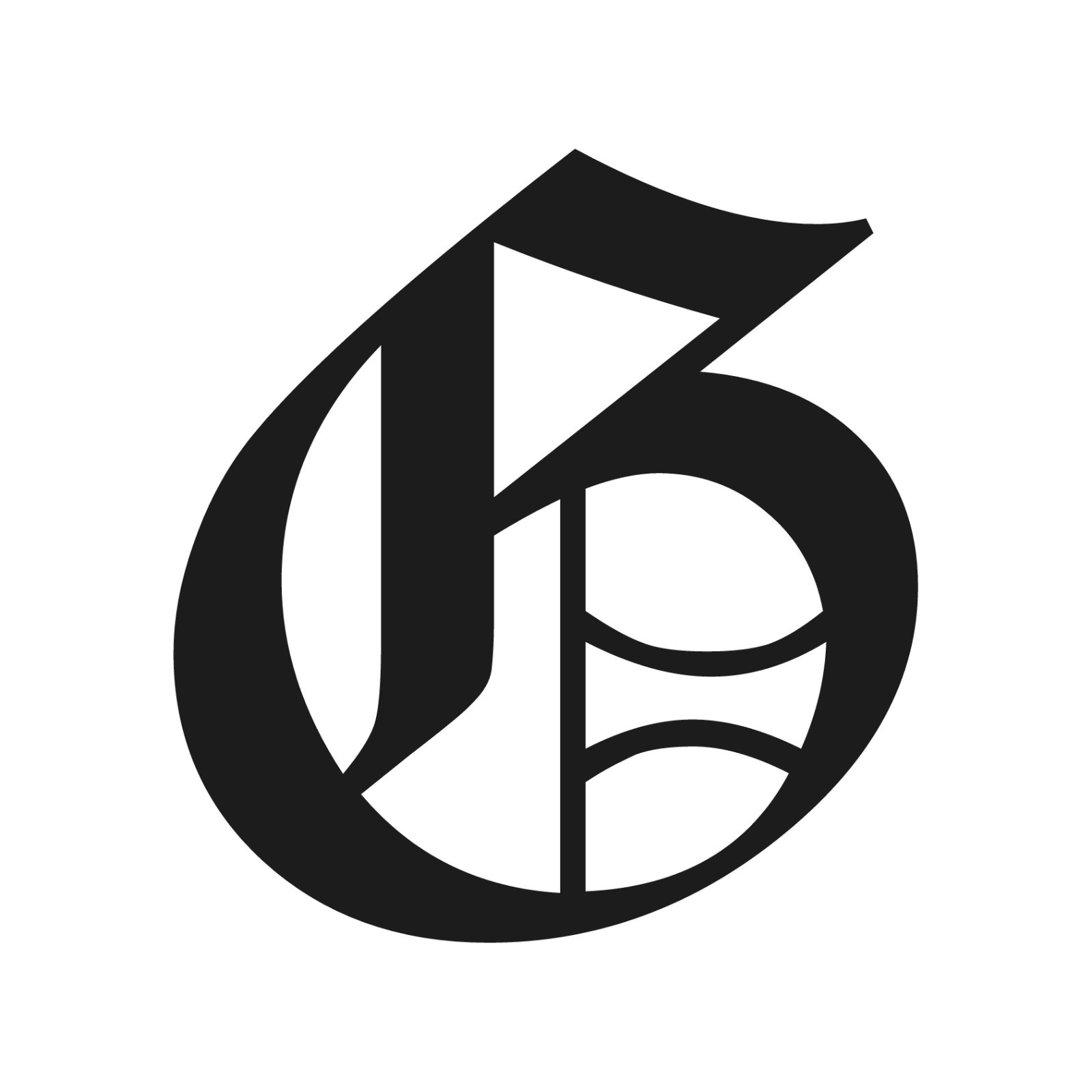 Old English G Letter Initial Vinyl Sticker Decal Monogram Diploma