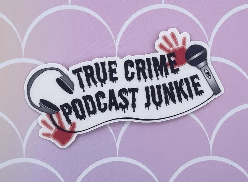 Mystery Sticker True Crime Water Bottle Laptop Vinyl Decal Meme Sticker 3 Inch