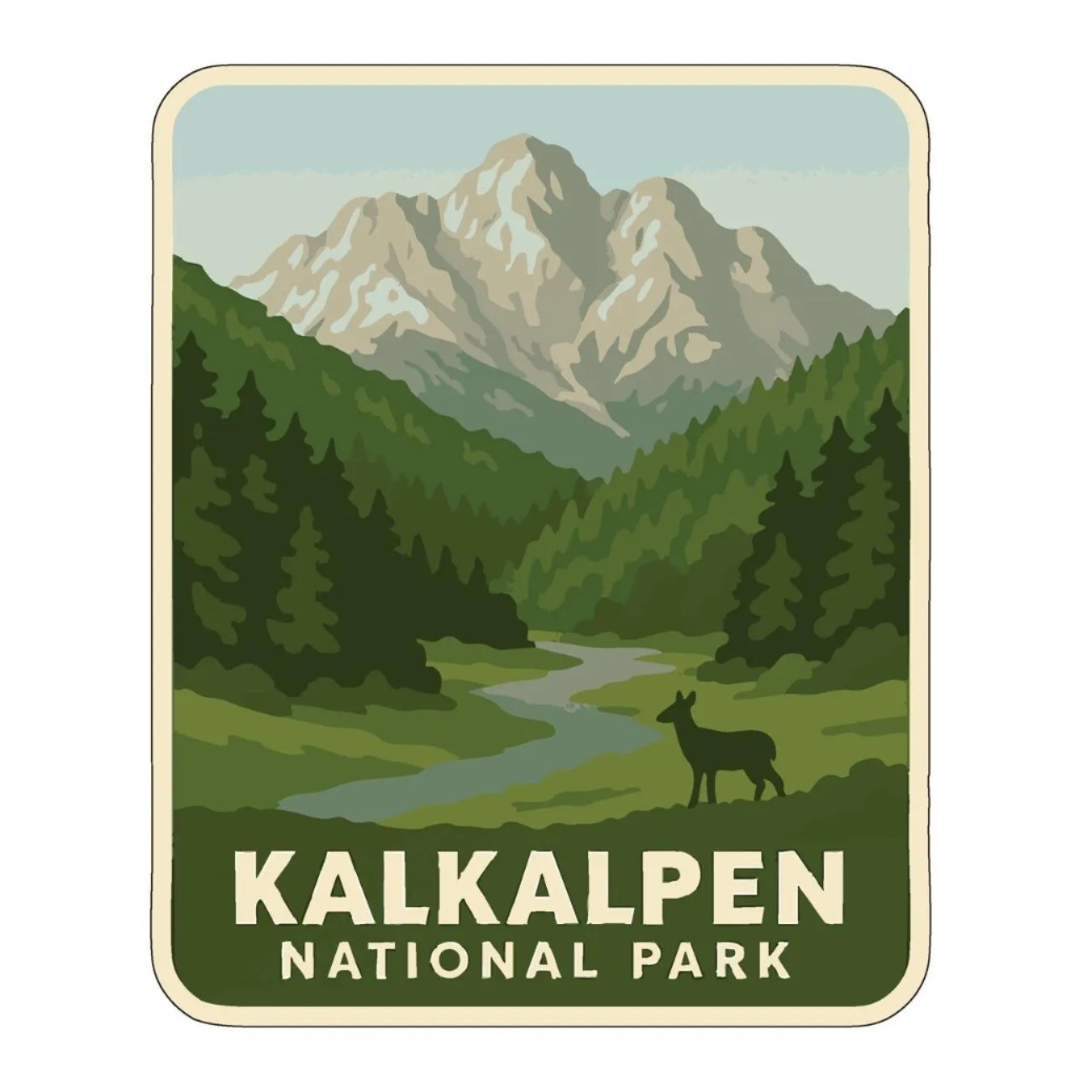 Kalkalpen Austria Iron On Heat Transfer Vinyl HTV Die-Cut World National Parks