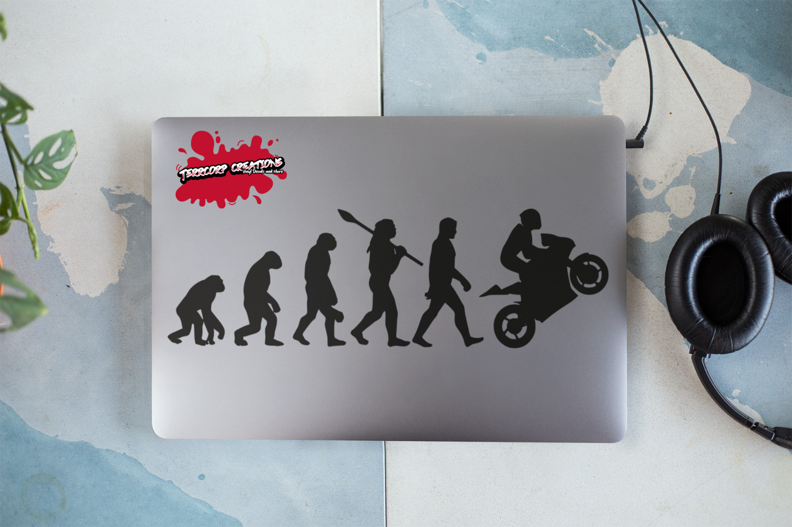Evolution of a Biker Vinyl Decal – Motorcycle | Harley | Honda | Indian | Suzuki