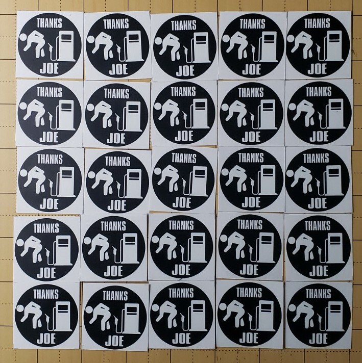 25x Decal Vinyl Joe Biden Gas Funny Sticker. Custom made square 1.5"X1.5"