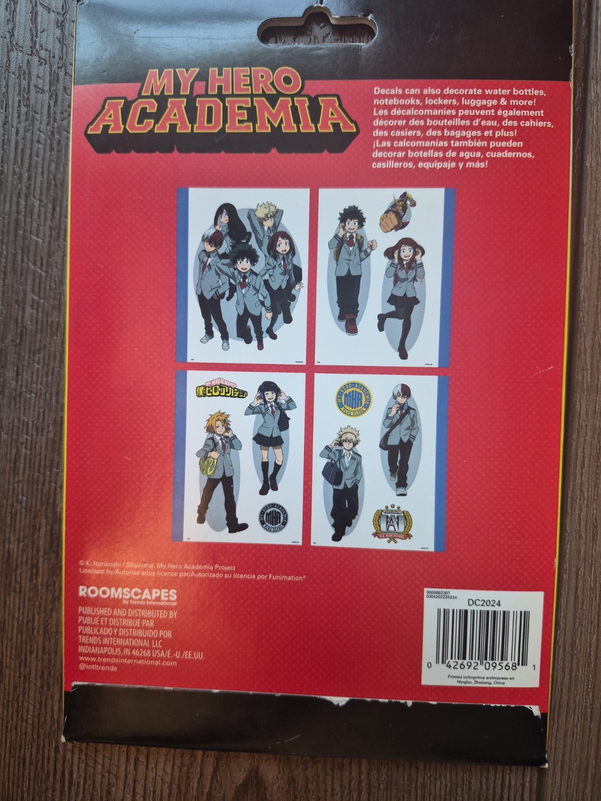 MY HERO ACADEMIA Roomscapes Device Decals by Trends International #DC2024