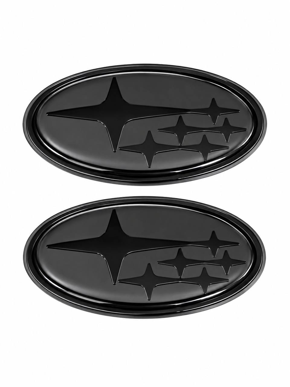 2PCS Acrylic Car Front Rear Emblem Sticker Badge Cover 2015-2021 Subaru WRX STI