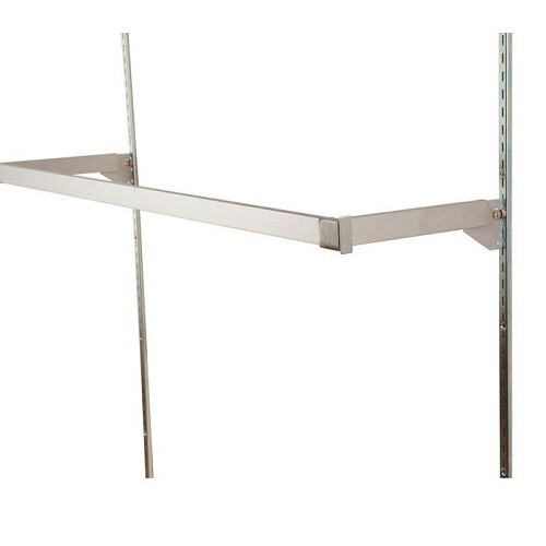 Econoco CR12-SC 12" Long Rectangular Tubing Hangrail Bracket (Pack of 25)