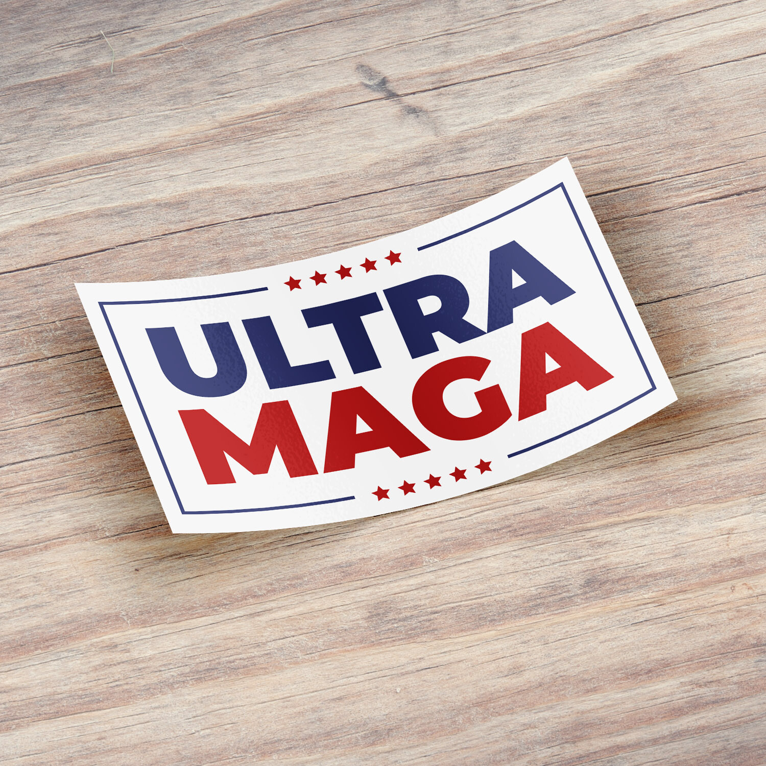 Ultra Maga Trump 2024 Car Bumper Vinyl Sticker Decal