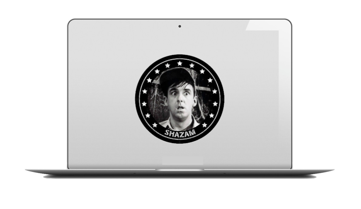 Andy Griffith Show (Gomer Shazam) – 4" Vinyl Decal Car Cooler Laptop Smoker Bar