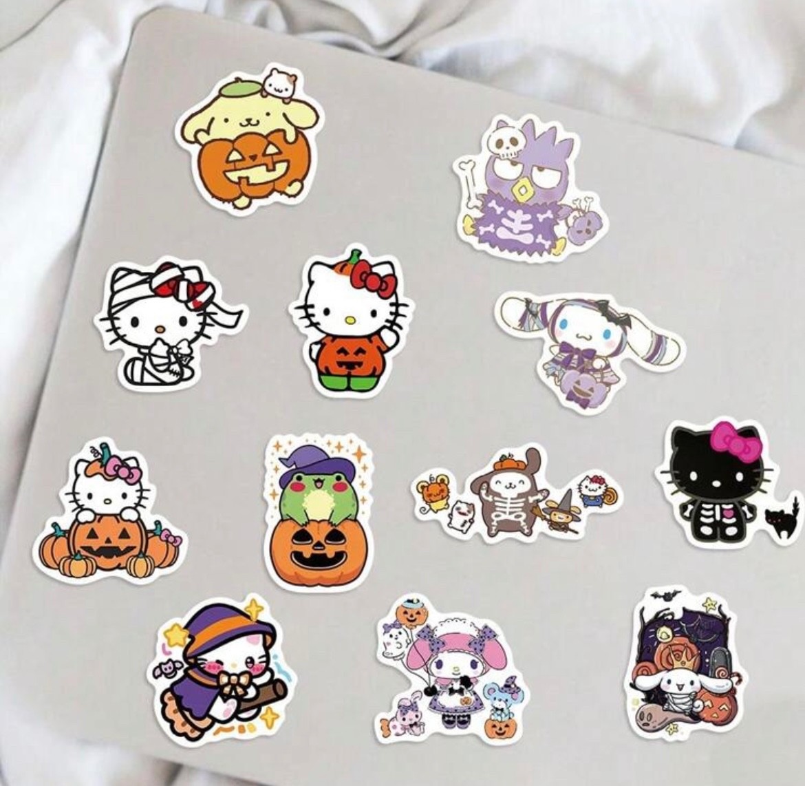 Halloween Theme Sanrio Hello Kitty & Friends Stickers – NEW!
