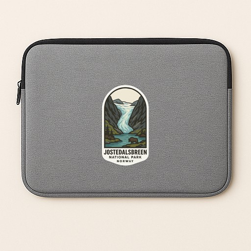 Jostedalsbreen Norway Iron On Heat Transfer Vinyl HTV World National Parks