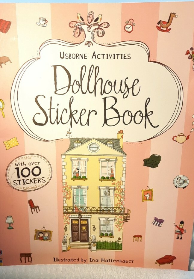 Lot of Children's Sticker Books -Princess -Dollhouse -Book of Beast- bonus page
