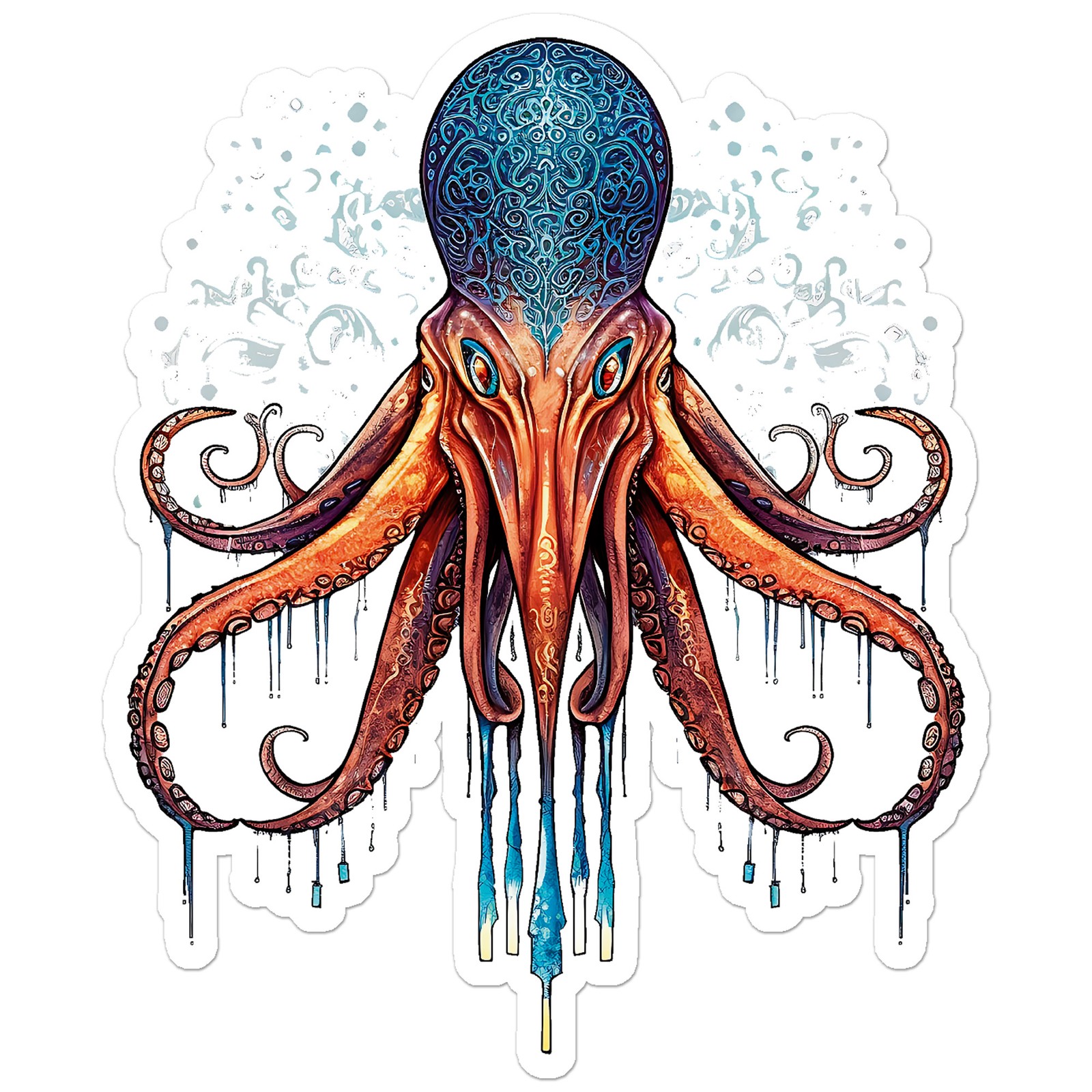 Octopus Sea Monster – Vinyl Decal Sticker – Car Window Laptop – ebn11513