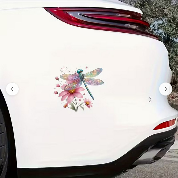 DECALS STICKERS VINYL ART PRETTY DRAGON FLY LAP TOP CAR TRUCK