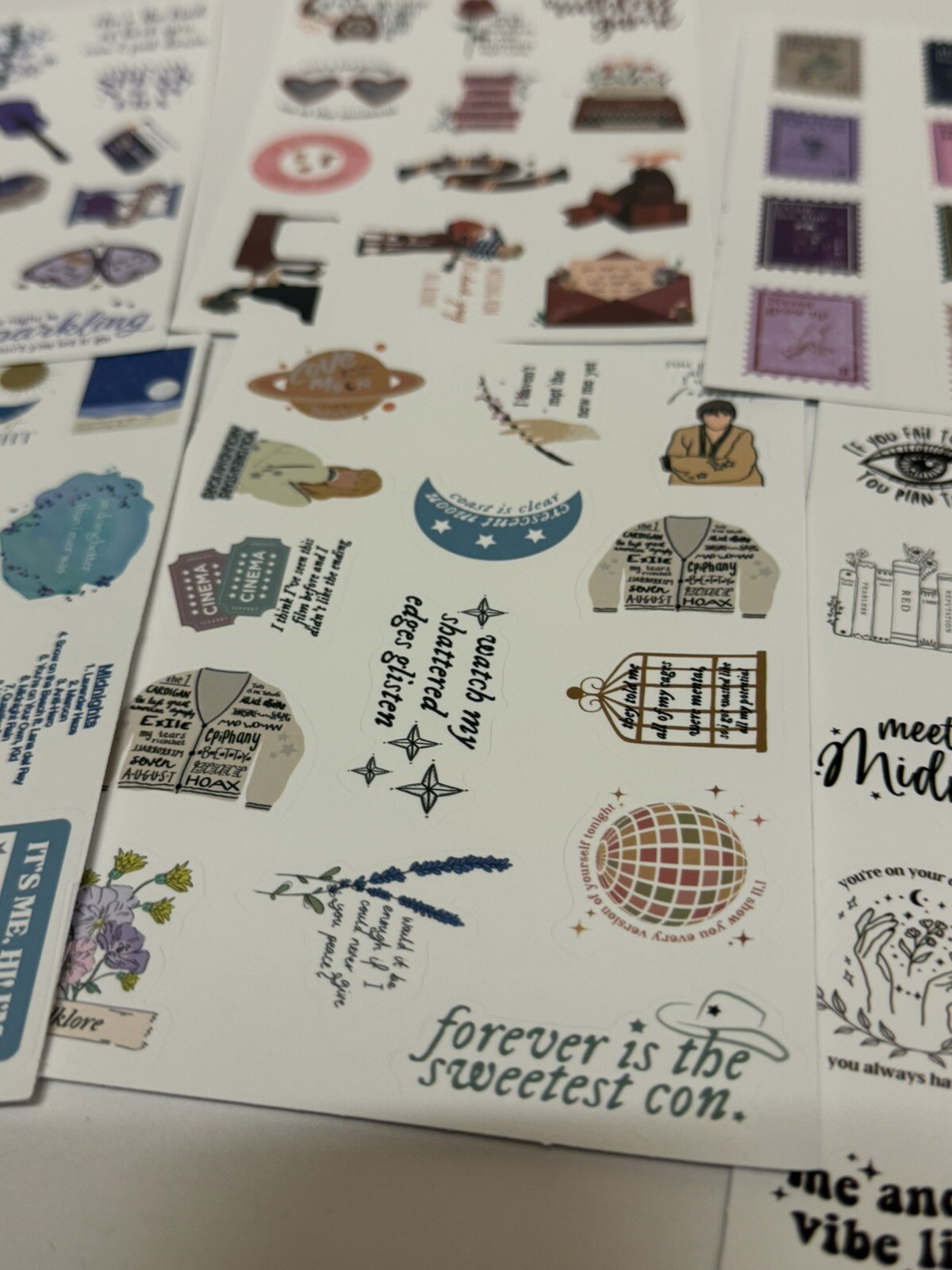 *100 Stickers!* Taylor Swift Eras Tour Music Stickers 100 Pcs W/ No duplicates!