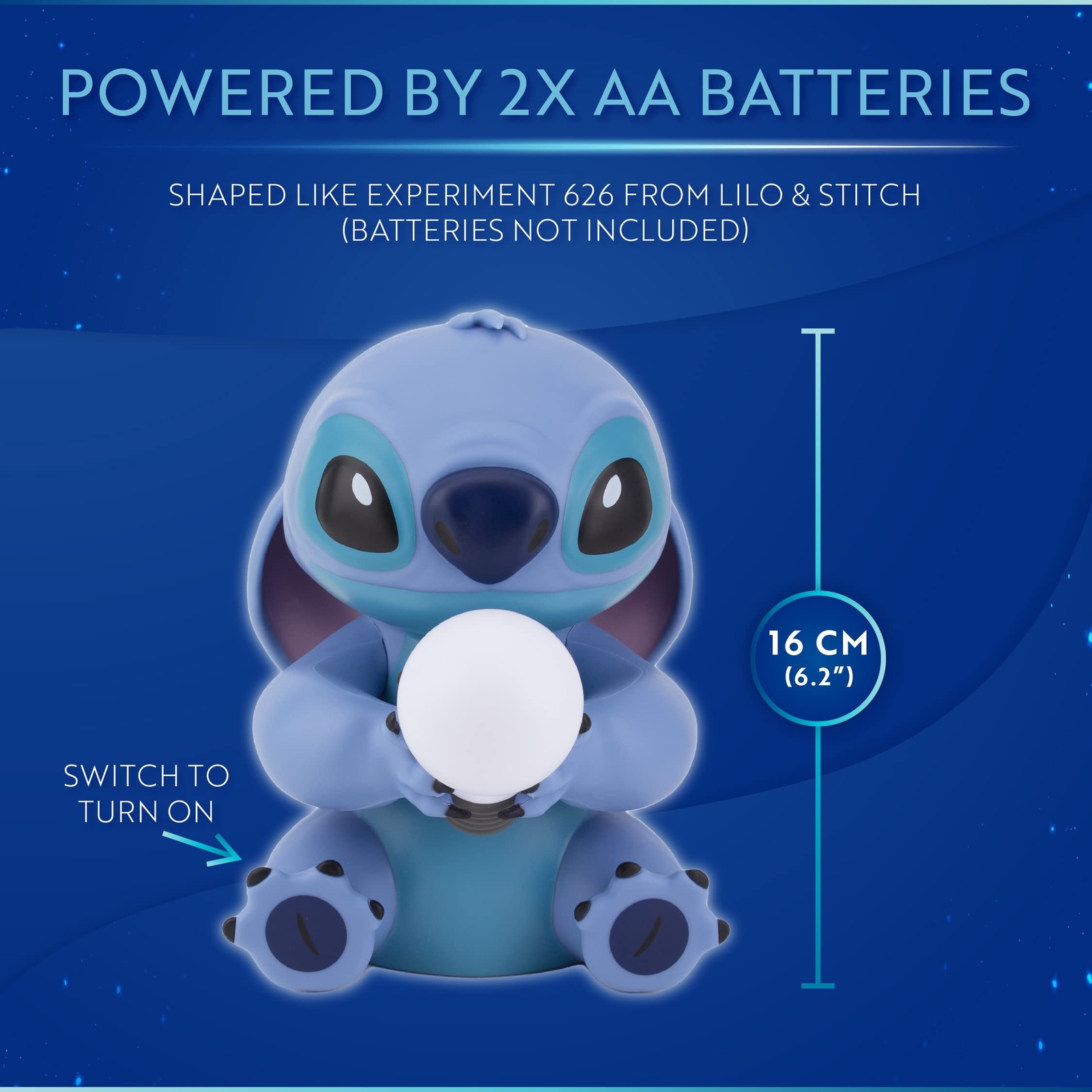 Lilo and Stitch Stitch Character Lamp Cute Room Decor for Kids Bedrooms