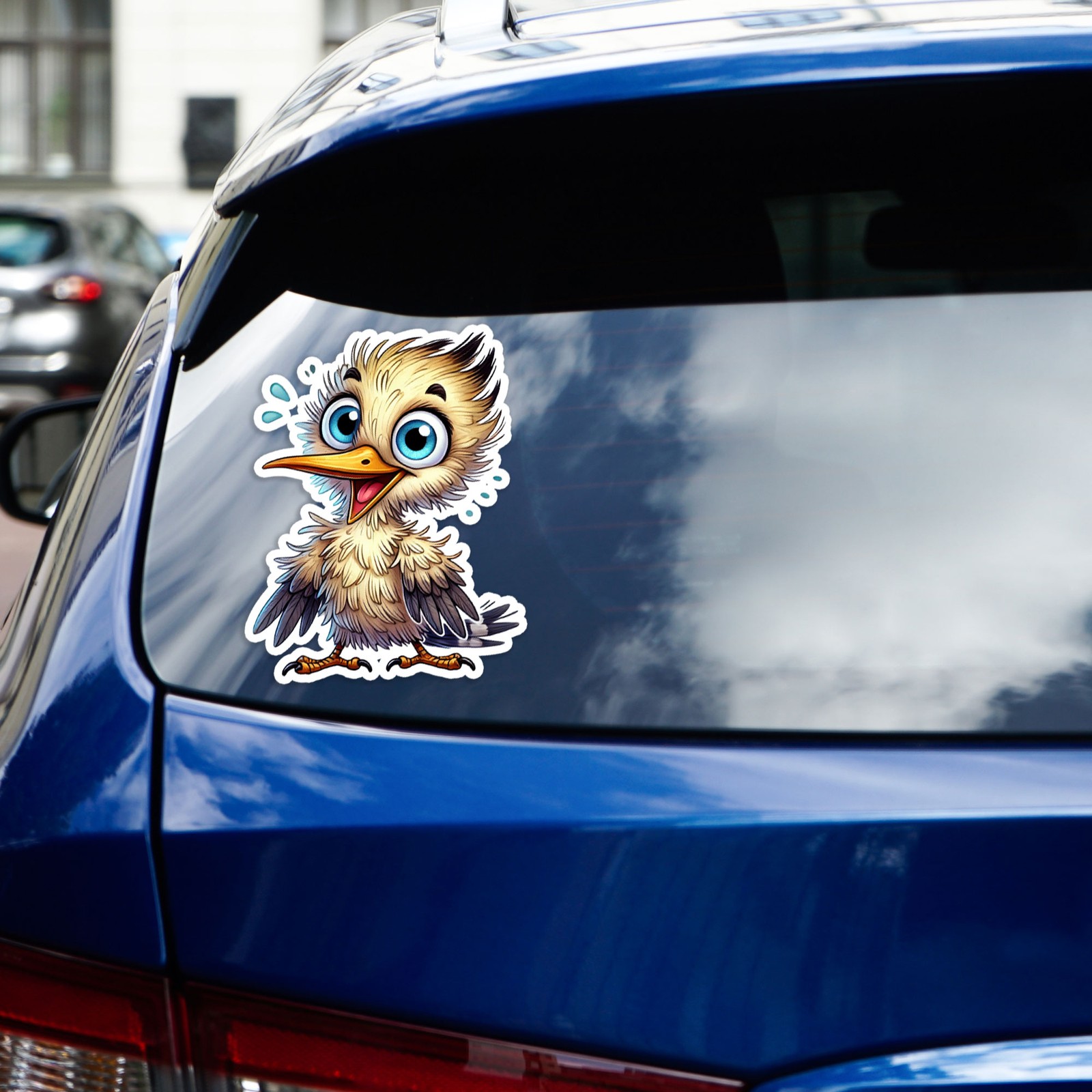 Black and White Woodpecker – Vinyl Decal Sticker – Car Window Laptop – #308