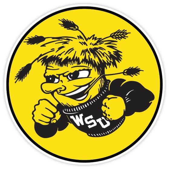 Wichita State University Vinyl Sticker Decal *SIZES* Cornhole Bumper Wall
