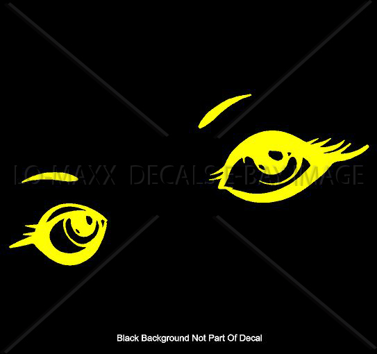 Woman Eyes Beautiful Car Home Decor Fashion Beauty Salon Die Cut Vinyl Decal