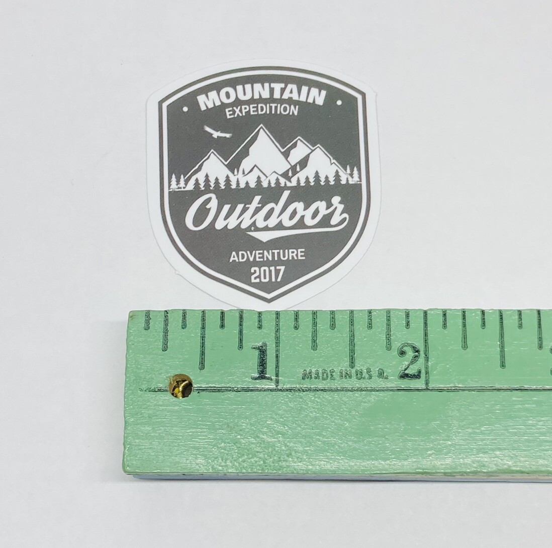Mountain Expedition Sticker Four doors Art Decal Vinyl Travel Souvenirs Tc6