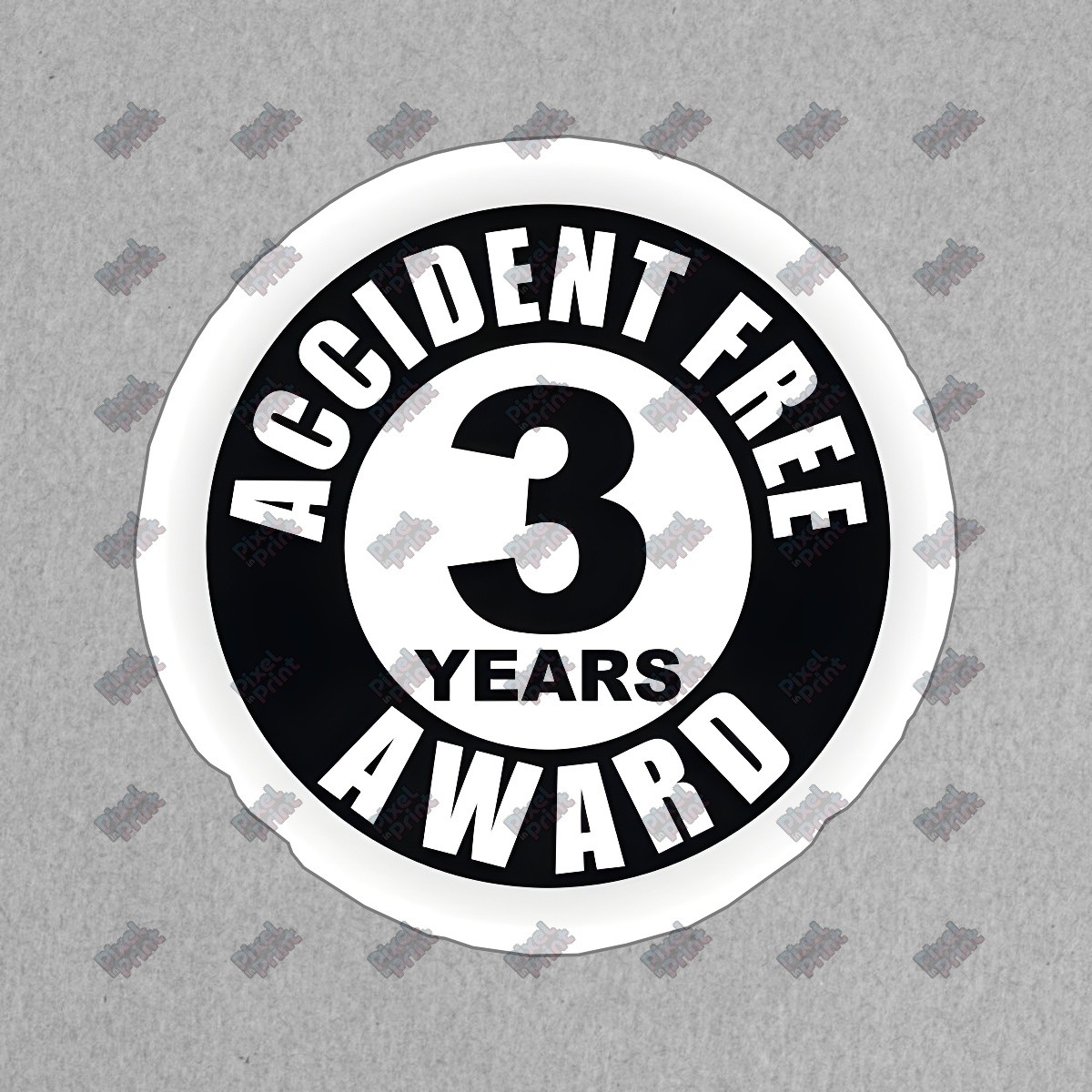 Accident Free Award Vinyl Sticker 3 Years Safety Decal for Home, #626197