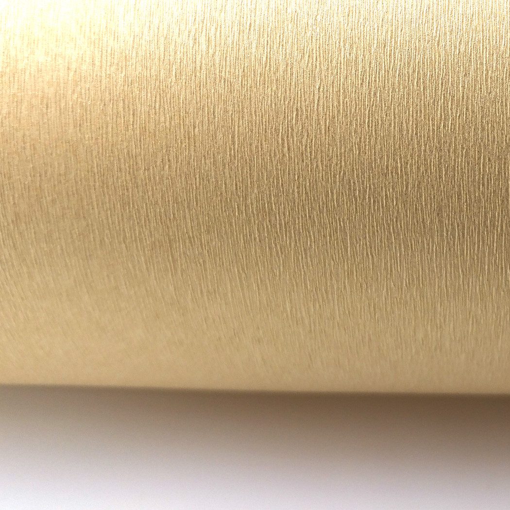 Brushed Metal Look Contact Paper Beige Gold Self Adhesive Metallic Gloss films