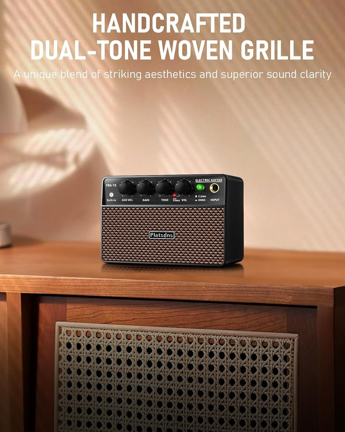 Beginner Guitarist Practice Amp – Flatsons FBA-10 10W Portable USB C