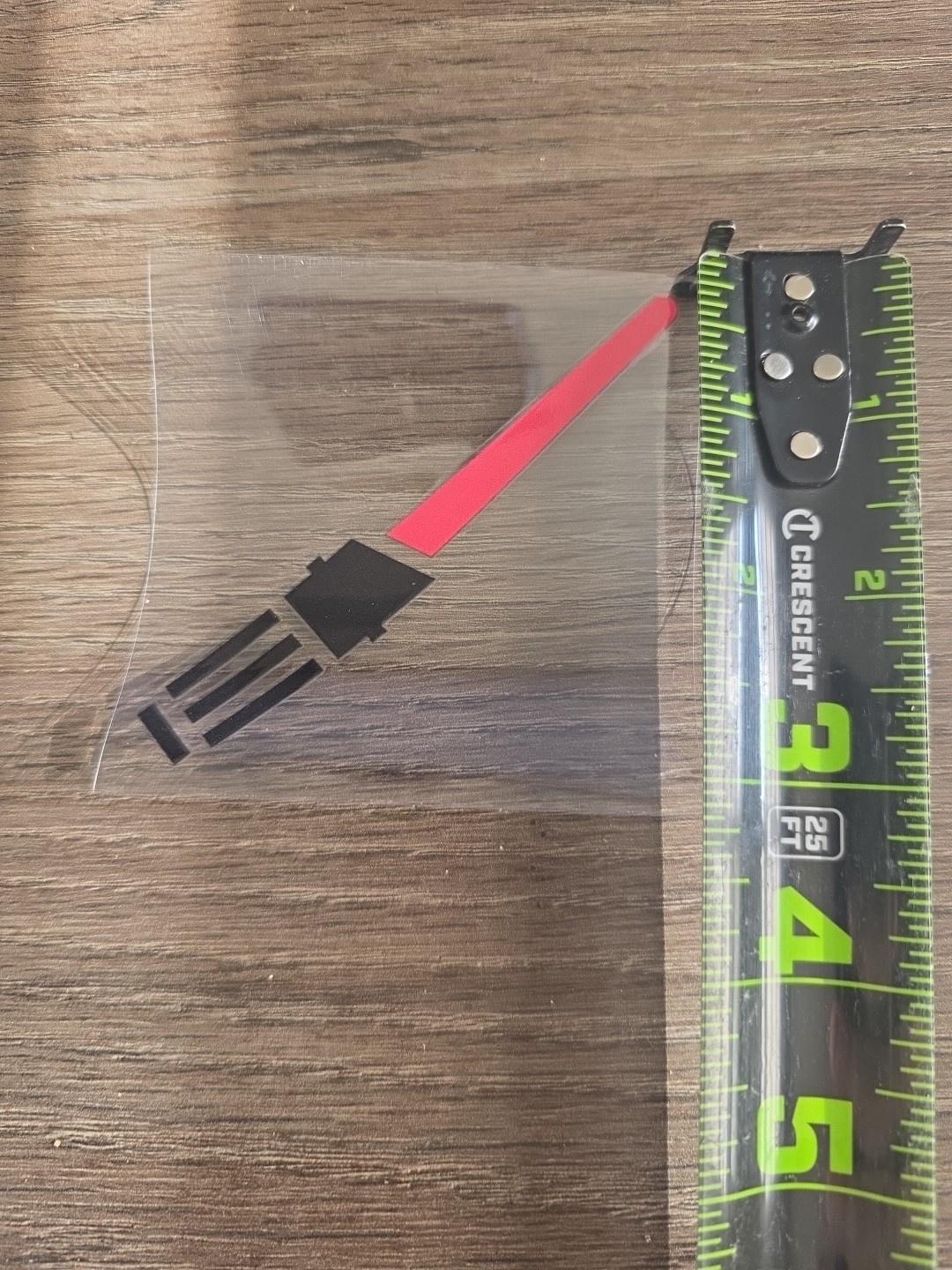 Starwars Lightsaber UV DTF Decal Sticker Waterproof Raised Made In USA