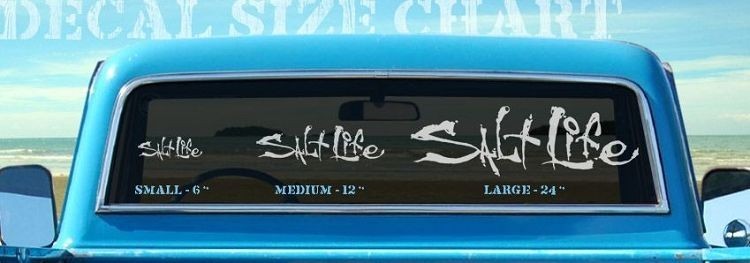 Salt Life Signature v2 Vinyl Decal Sticker – Die Cut watersports—FREE SHIPPING